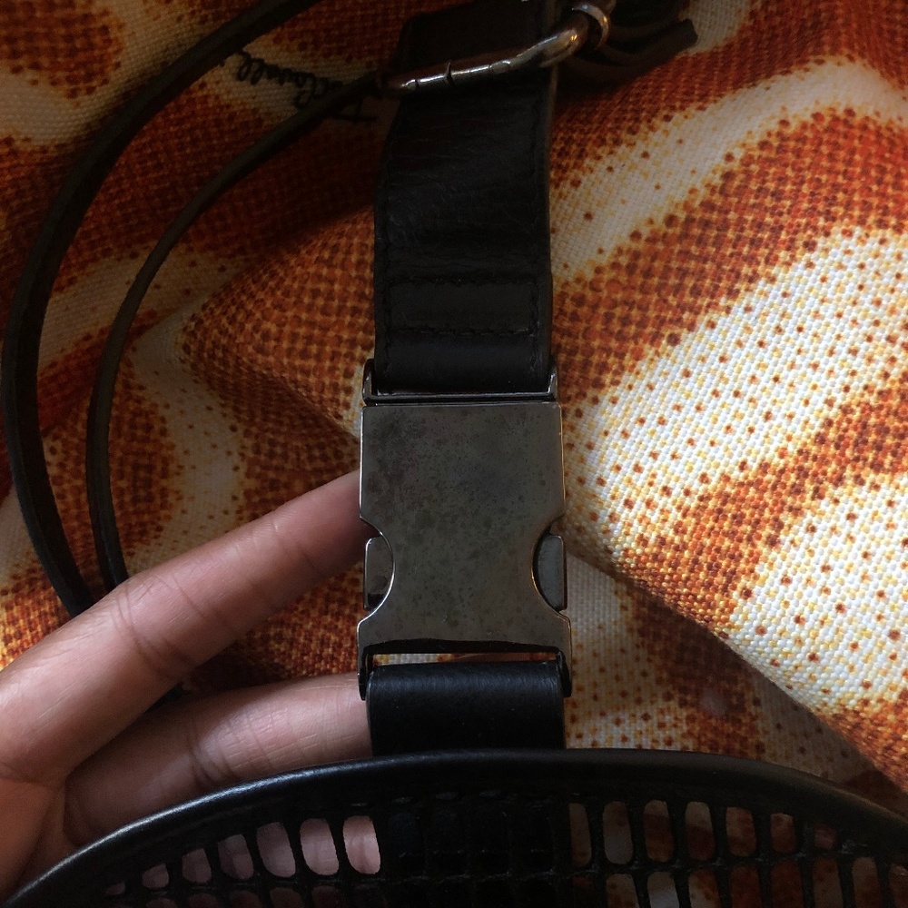 Zebra Print Canvas Backpack - image 4